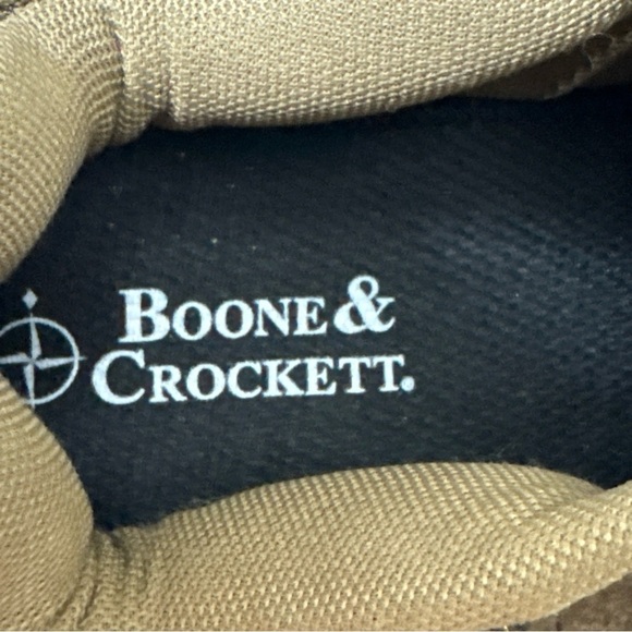 BOONE AND CROCKETT MENS GENUINE LEATHER CASUAL TRAIL SHOES SIZE 7.5M OUTDOORS main image 4